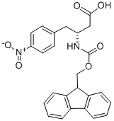 FMOC-(R)-3-AMINO-4-(4-NITRO-PHENYL)-BUTYRIC ACID 구조식 이미지