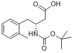 BOC-(R)-3-AMINO-4-(2-METHYL-PHENYL)-BUTYRIC ACID 구조식 이미지