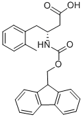 FMOC-(R)-3-AMINO-4-(2-METHYL-PHENYL)-BUTYRIC ACID Structure