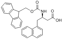 FMOC-(R)-3-AMINO-4-(1-NAPHTHYL)-BUTYRIC ACID 구조식 이미지