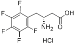 (R)-3-AMINO-4-PENTAFLUOROPHENYLBUTANOIC ACID HYDROCHLORIDE 구조식 이미지