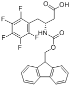 FMOC-(R)-3-AMINO-4-(PENTAFLUORO-PHENYL)-부티르산 구조식 이미지