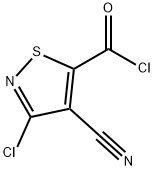 5-Isothiazolecarbonyl chloride, 3-chloro-4-cyano- (9CI) Structure