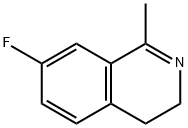 이소퀴놀린,7-플루오로-3,4-디히드로-1-메틸-(9CI) 구조식 이미지