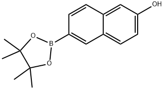 6-(4,4,5,5-tetramethyl-1,3,2-dioxaborolan-2-yl)naphthalen-2-ol Structure