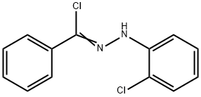 N-(2-Chlorophenyl)benzenecarbohydrazonoylchloride 구조식 이미지