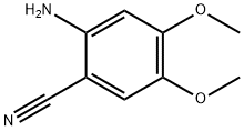 2-Amino-4,5-dimethoxybenzonitrile 구조식 이미지