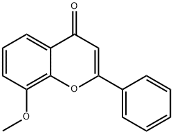 8-Methoxy-2-phenylchromone Structure