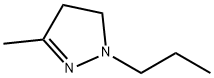 3-Methyl-1-propyl-2-pyrazoline Structure