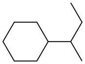 butan-2-ylcyclohexane Structure