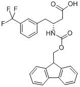 FMOC-(R)-3-AMINO-4-(3-TRIFLUOROMETHYL-PHENYL)-BUTYRIC ACID Structure