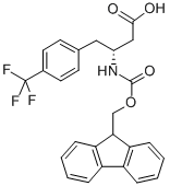 FMOC-(R)-3-AMINO-4-(4-TRIFLUOROMETHYL-PHENYL)-BUTYRIC ACID 구조식 이미지