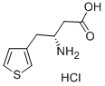 (R)-3-AMINO-4-(3-THIENYL)BUTANOIC ACID HYDROCHLORIDE 구조식 이미지