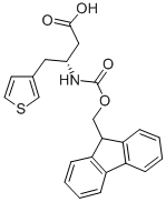 FMOC-(R)-3-AMINO-4-(3-THIENYL)-BUTYRIC ACID 구조식 이미지