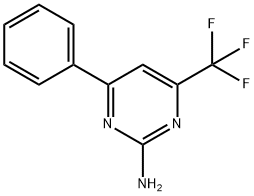 2-AMINO-4-PHENYL-6-(TRIFLUOROMETHYL)PYRIMIDINE 구조식 이미지