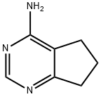 5H-Cyclopentapyrimidin-4-amine, 6,7-dihydro- (9CI) 구조식 이미지