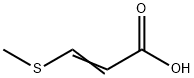 3-(Methylthio)acrylic acid Structure