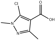 5-CHLORO-1,3-DIMETHYL-1H-PYRAZOLE-4-CARBOXYLIC ACID 구조식 이미지