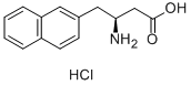 (S)-3-AMINO-4-(2-NAPHTHYL)BUTANOIC ACID HYDROCHLORIDE 구조식 이미지