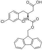 FMOC-(S)-3-AMINO-4-(2,4-DICHLORO-PHENYL)-BUTYRIC ACID Structure