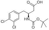 BOC-(S)-3-AMINO-4-(3,4-DICHLORO-PHENYL)-BUTYRIC ACID 구조식 이미지