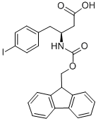 FMOC-(S)-3-AMINO-4-(4-IODO-PHENYL)-BUTYRIC ACID Structure