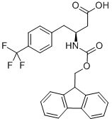 FMOC-(S)-3-AMINO-4-(4-TRIFLUOROMETHYL-PHENYL)-BUTYRIC ACID 구조식 이미지
