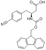 FMOC-(S)-3-AMINO-4-(4-CYANO-PHENYL)-BUTYRIC ACID Structure