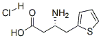 (S)-3-AMINO-4-(2-THIENYL)BUTANOIC ACID HYDROCHLORIDE 구조식 이미지