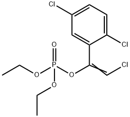 1,4-디클로로-2-[(Z)-2-클로로-1-디에톡시포스포릴옥시-에테닐]벤젠 구조식 이미지