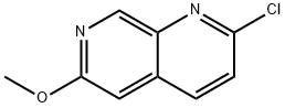 2-CHLORO-6-METHOXY-1,7-NAPHTHYRIDINE Structure