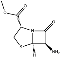 4-Thia-1-azabicyclo[3.2.0]heptane-2-carboxylicacid,6-amino-7-oxo-,methylester,(2S,5R,6R)- Structure