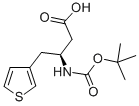 BOC-(S)-3-AMINO-4-(3-THIENYL)-BUTYRIC ACID 구조식 이미지