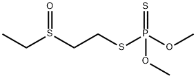 S-[2-(에틸썰피닐)에틸]O,O-디메틸-포스포로 디티오에이트 구조식 이미지