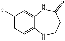 8-CHLORO-1,3,4,5-TETRAHYDRO-2H-1,5-BENZODIAZEPIN-2-ONE Structure