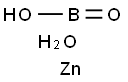 Boric acid (HBO2), zinc salt, dihydrate Structure