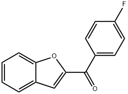 2-(4-FLUOROBENZOYL)BENZOFURAN Structure