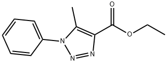 Ethyl 5-methyl-1-phenyl-1H-1,2,3-triazole-4-carboxylate Structure