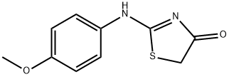 2-(4-메톡시-페닐아미노)-THIAZOL-4-ONE 구조식 이미지