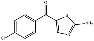 (2-AMINO-THIAZOL-5-YL)-(4-CHLORO-PHENYL)-METHANONE Structure