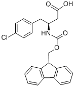 FMOC-(S)-3-AMINO-4-(4-CHLORO-PHENYL)-BUTYRIC ACID Structure