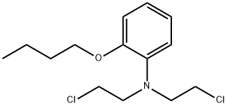2-butoxy-N,N-bis(2-chloroethyl)aniline Structure