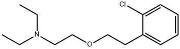2-[2-(2-클로로페닐)에톡시]-N,N-디에틸-에탄아민 구조식 이미지