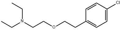 2-[2-(4-chlorophenyl)ethoxy]-N,N-diethyl-ethanamine Structure