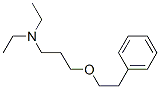 N,N-Diethyl-3-(phenethyloxy)propylamine Structure