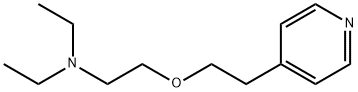 N,N-디에틸-2-[2-(4-피리딜)에톡시]에탄아민 구조식 이미지