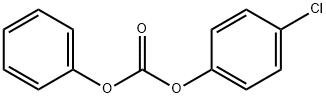 Carbonic acid 4-chlorophenylphenyl ester Structure