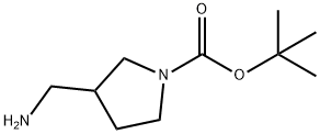 tert-butyl 3-(aminomethyl)pyrrolidine-1-carboxylate Structure