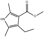 METHYL 2,5-DIMETHYL-4-ETHYLPYRROLE-3-CARBOXYLATE Structure