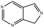 7H-피롤로[3,4-D]피리미딘 구조식 이미지